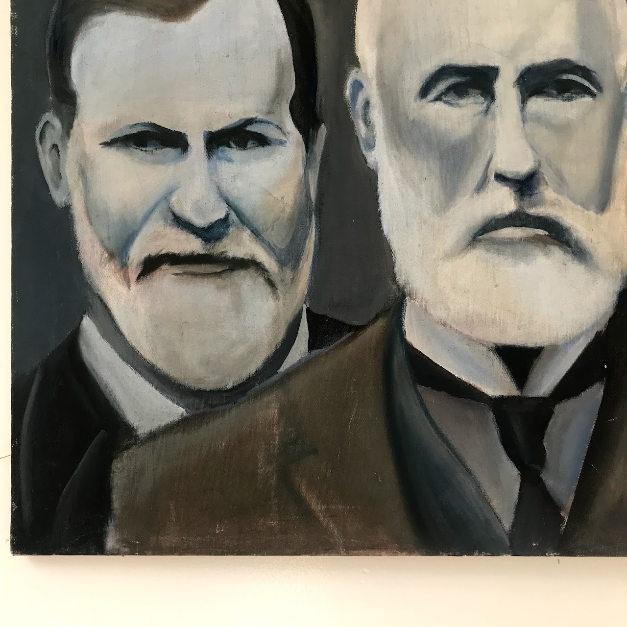 Freud, Jung, Hall & Brill Acrylic Painting