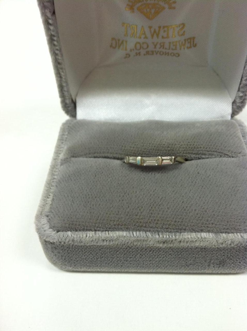 Baguette Wedding Band