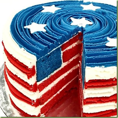 flag cake