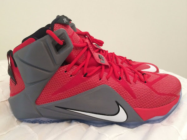 Closer Look at the Real Nike LeBron 12 Ohio State PEs