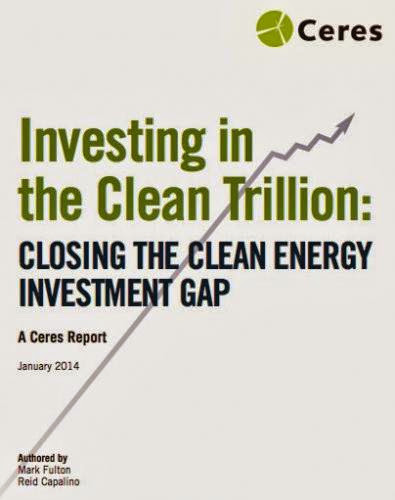 Financing The Low Carbon Economy The 2014 Clean Trillion Report