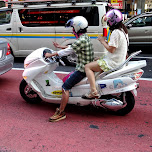 going for a ride on an interesting scooter in Tokyo, Japan 