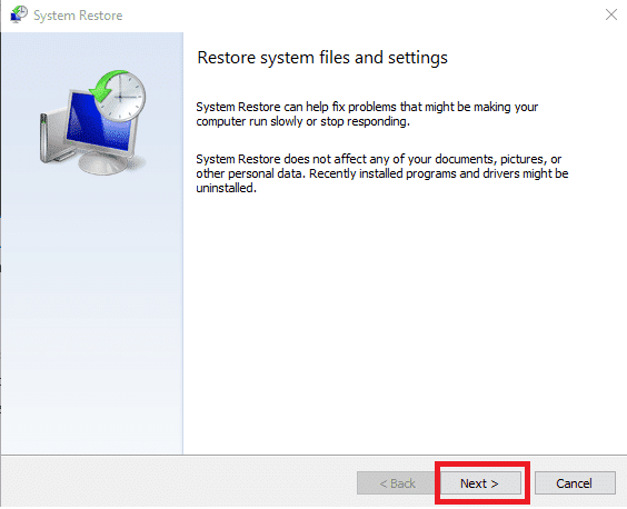 Presione Siguiente en la nueva ventana que apareció.  7 formas de reparar el error BSOD iaStorA.sys en Windows 10