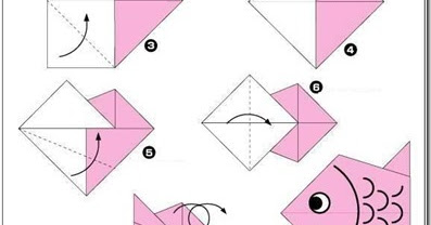 Mas Cosas Divertidas Diagrama Pez En Origami