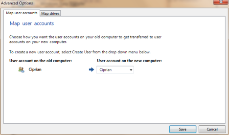 Transfert facile de Windows