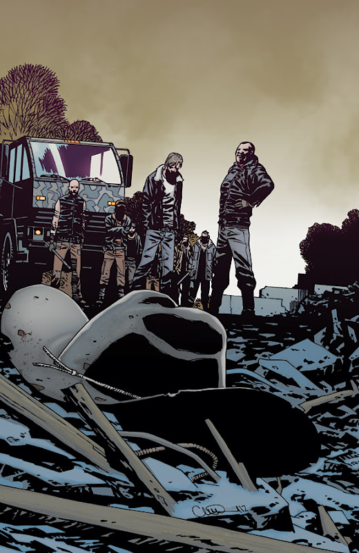 The Walking Dead comic book issue #107 cover