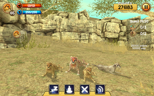   Wild Cheetah Sim 3D- screenshot thumbnail   