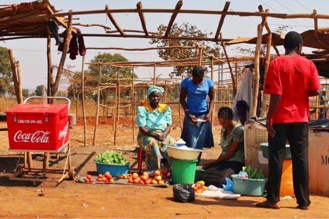 fruits vegetables lilongwe malawi local market women selling