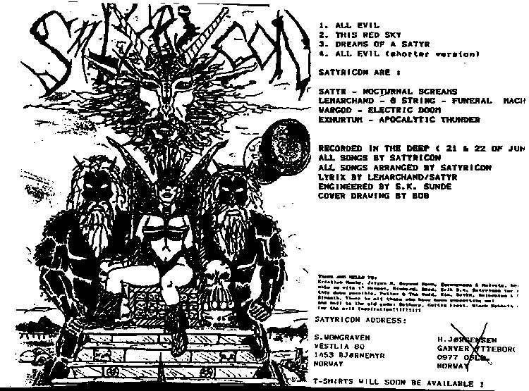 Satyricon - All Evil (Demo 1992)