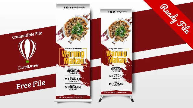 Contoh Banner Warung Makanan Contoh Banner Warung Makanan