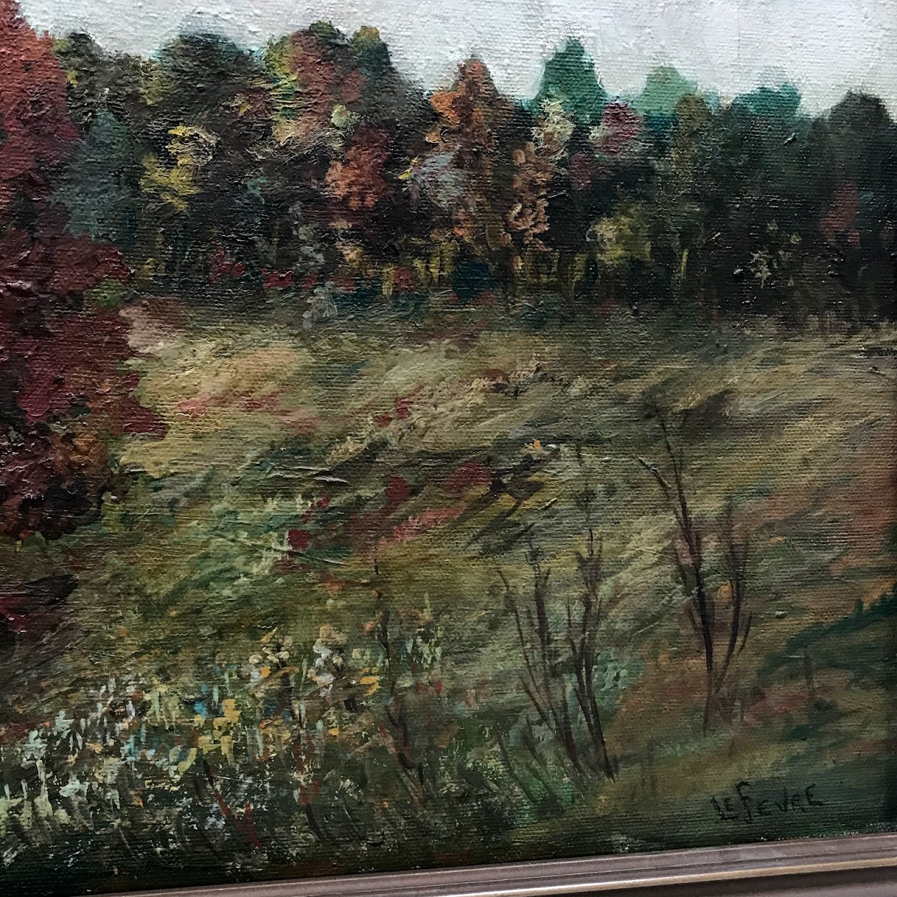 Lawrence E. LeFevre Signed Landscape Oil