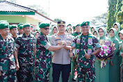 Sinergi Dan Solid, TNI-Polri Di Bulukumba Gelar Pedang Pora Bersama Lepas Sambut Dandim