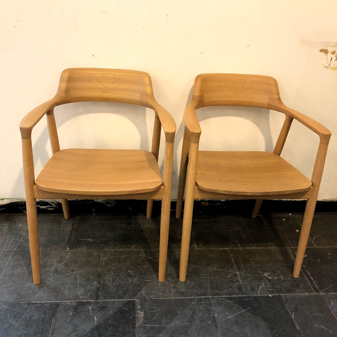 Naoto Fukusawa Hiroshima Armchair Pair 1