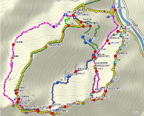 2014_0125 重遊五寮尖 航跡圖