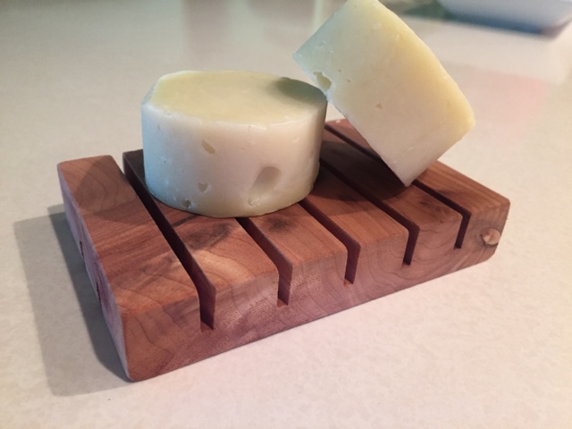 Handmade Cedar Soap Dish (US Made)