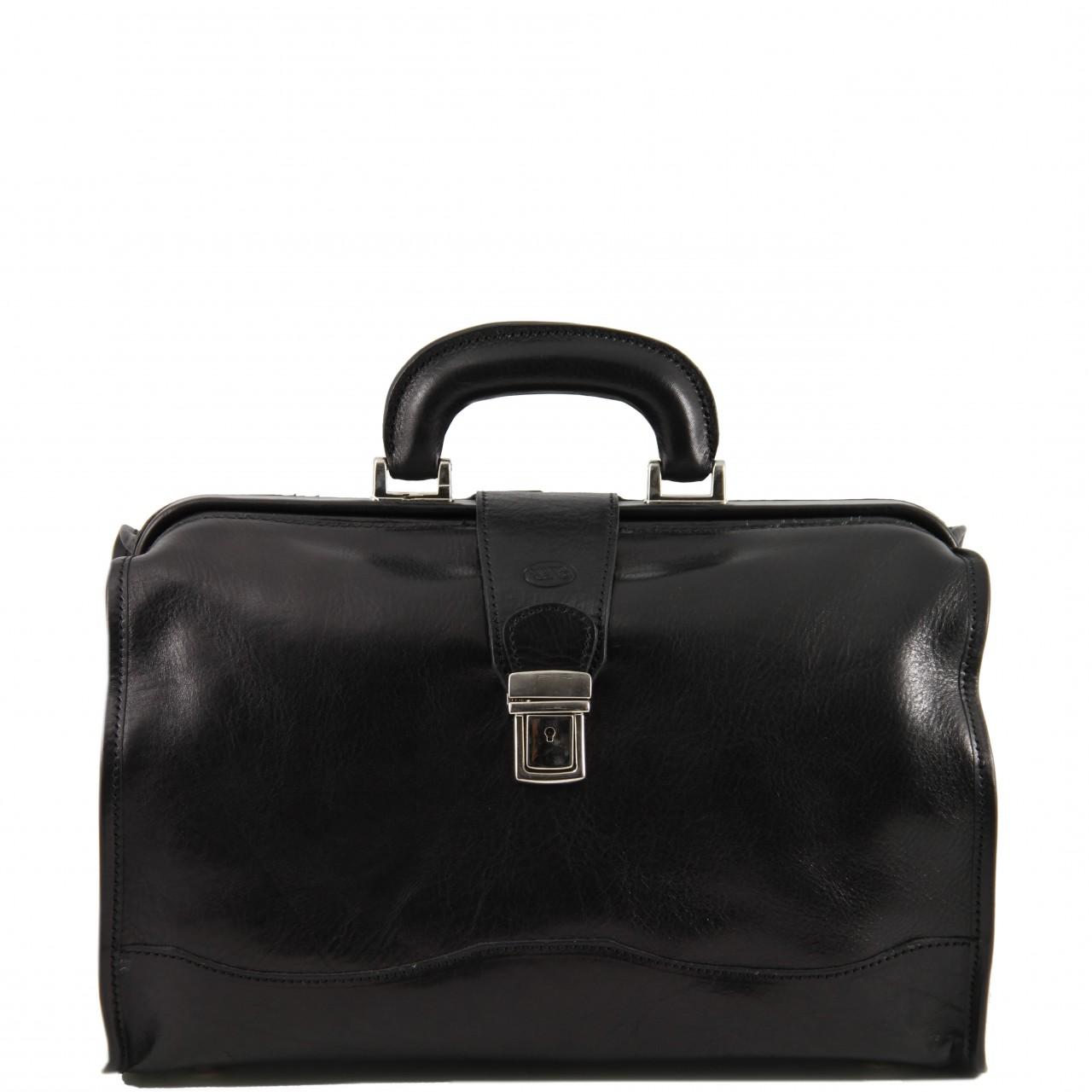 Black Doctor Leather Bag