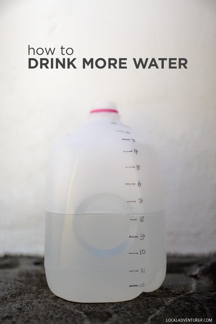 How to Drink More Water.