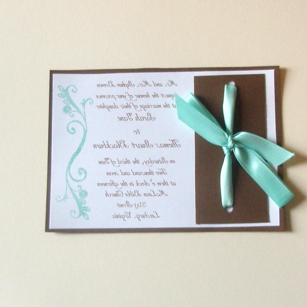 casual wedding invitation