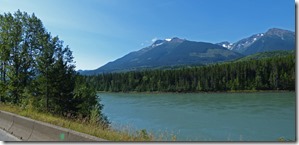 Skeena River along Yellowhead Highway between Kitwanga and Terrace