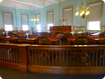 The House of Representatives room in the old Capitol.