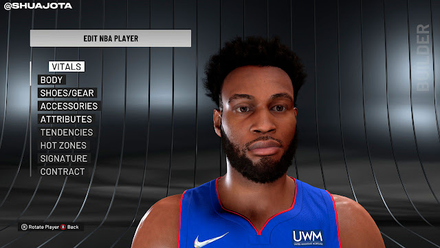 Shuajota: NBA 2K24 Mods, Rosters & Cyberfaces: NBA 2K22 Detroit