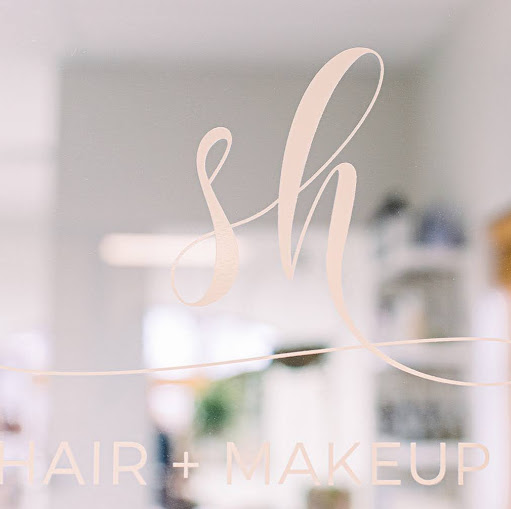 SH HAIR + MAKEUP logo