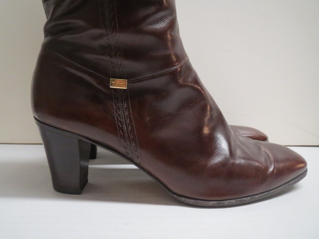 Salvatore Ferragamo Calf Boots