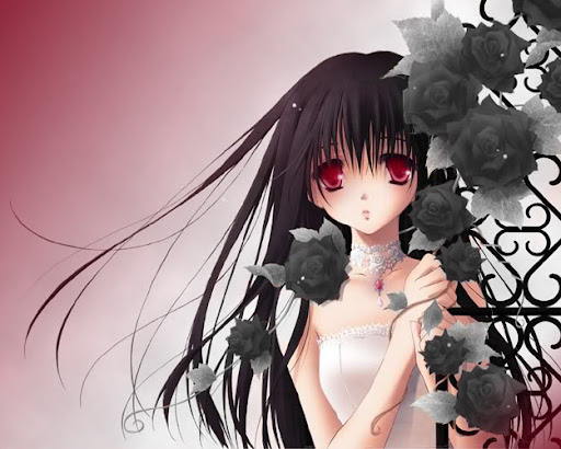sad anime girl
