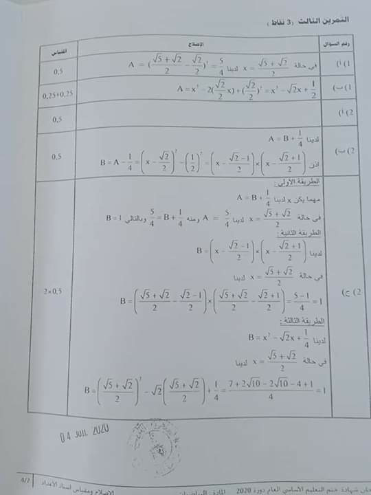 خريطة مفاهيم رياضيات اول ثانوي مسارات