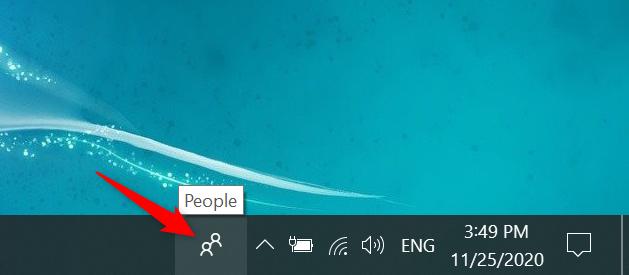 Het pictogram voor twee personen in Windows 10