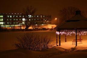 Gazebo on Silver Lake and Perimeter Institute