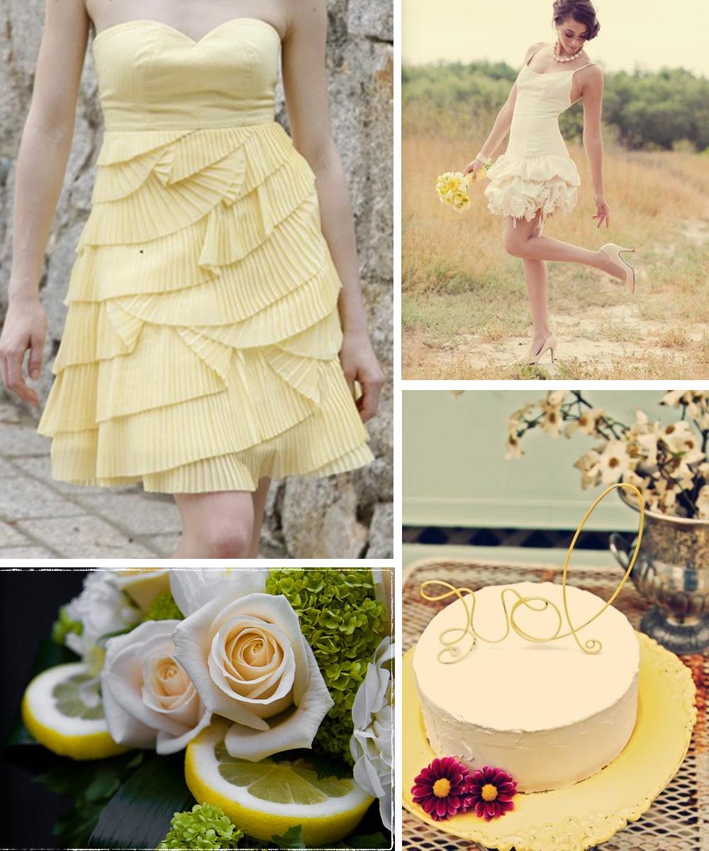 a lemon country wedding!