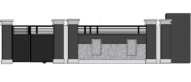 GRAHA OEDICK S LAND DESAIN  PAGAR  RUMAH MINIMALIS