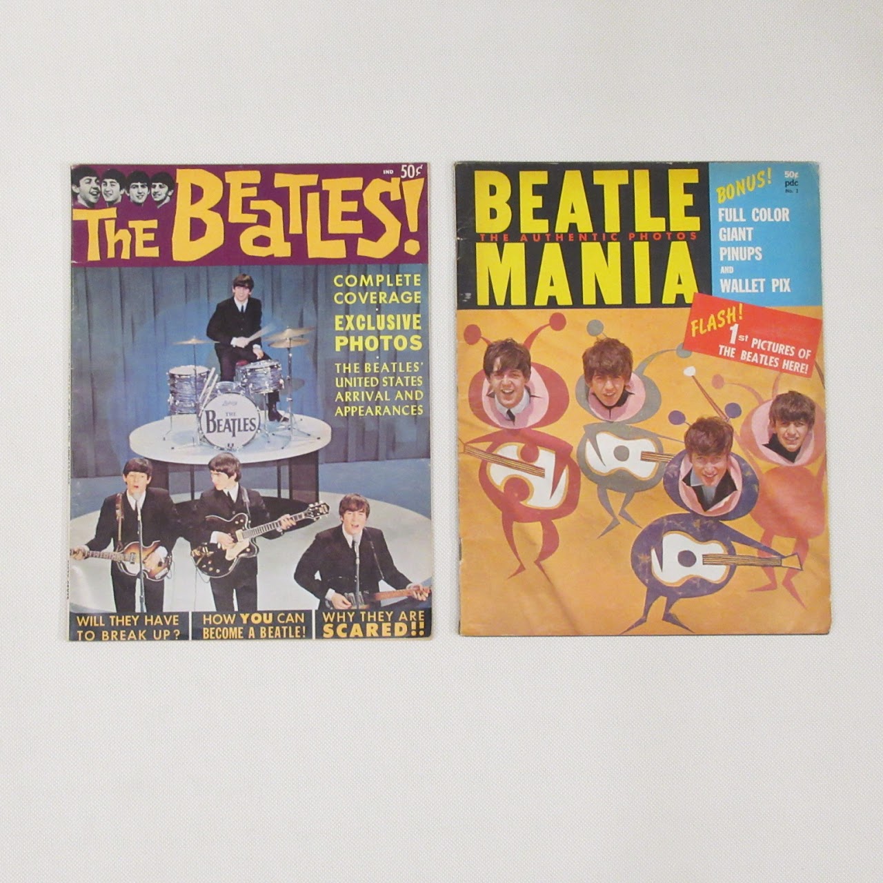 The Beatles 1960s Magazine Lot