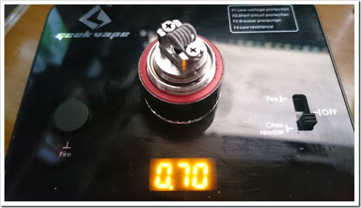 DSC 0030 thumb%25255B2%25255D - 初クラプトンコイルビルド！「Geek Vape Clapton Wire」でSubtank MiniのRBAを巻いてみた