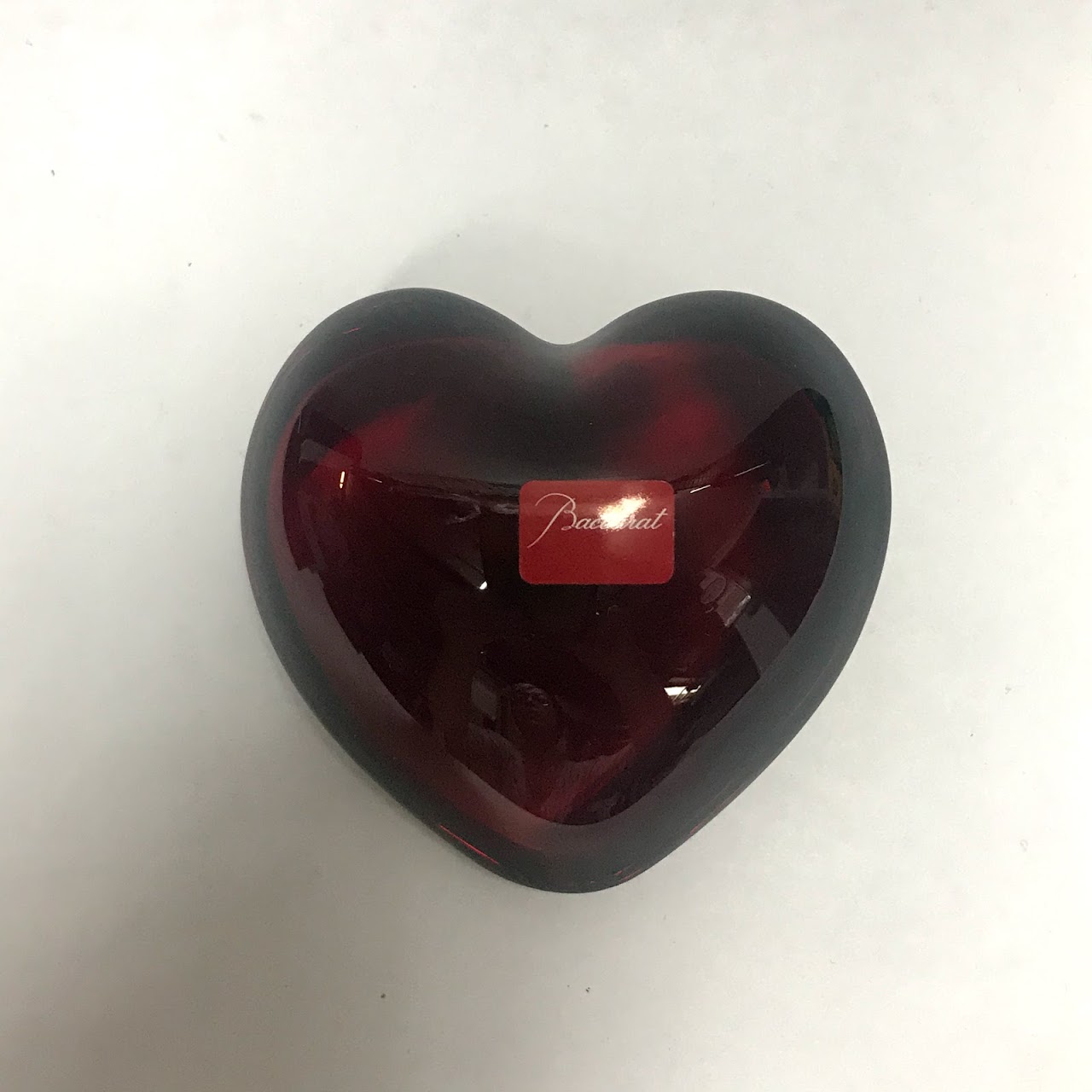 Baccarat Red Coeur Cupid Heart