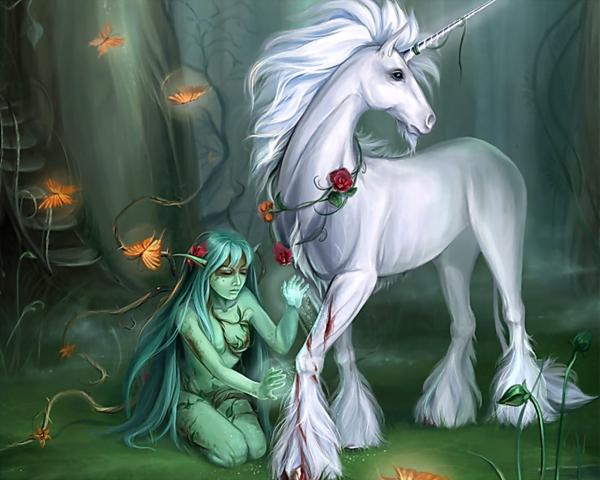 Green Fairy And The Unicorn, Spirit Companion 1