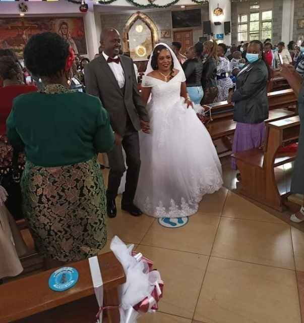 Keziah Wa Kariuki final weds her longtime lover only identified as George photo