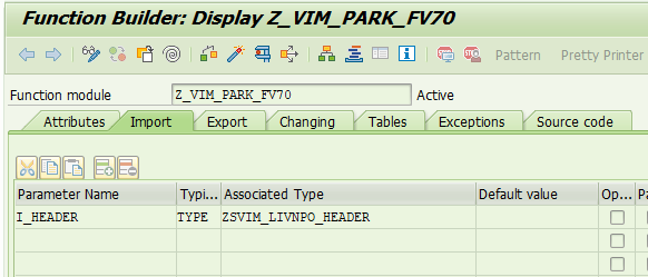 SAP ABAP Park Customer Invoice FV70 Using BDC