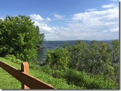 Burlington bike path view