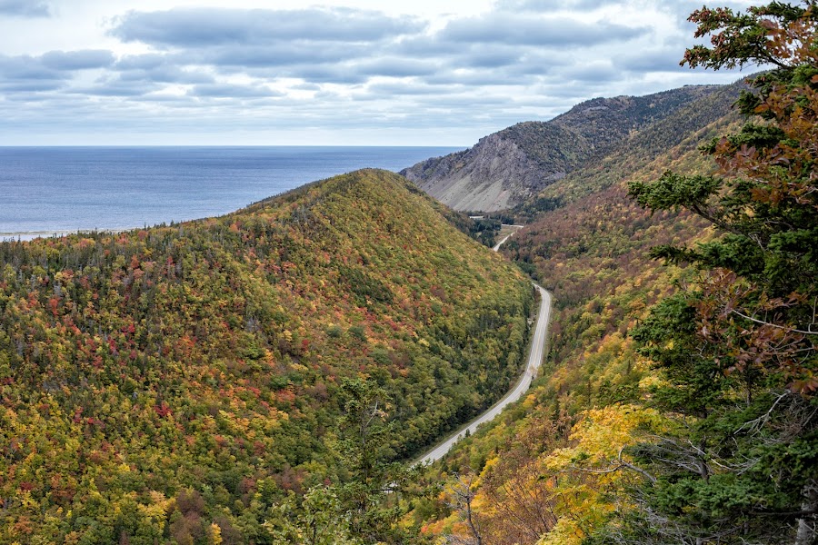 Cabot Trail, Park Narodowy Cape Breton Highlands, Nowa Szkocja, Kanada