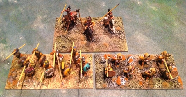 ... unit of hoplites to do, then probably some slingers and some Spartans