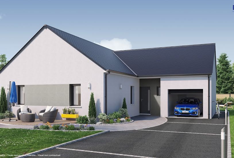  Vente Terrain + Maison - Terrain : 308m² - Maison : 103m² à Montauban-de-Bretagne (35360) 