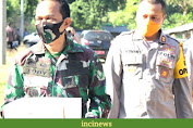 TNI-POLRI Sumbawa Barat Bagikan Ratusan Paket Sembako ke Rumah Warga Kurang Mampu