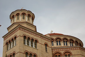 Domes of Cathedral of St. Nektarios, Aegina