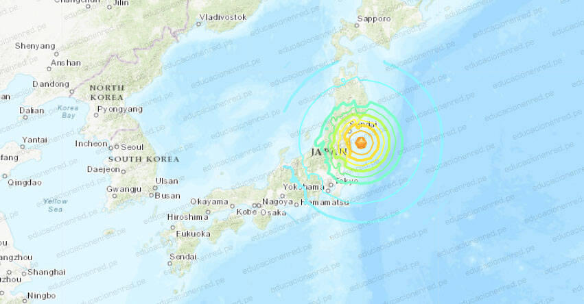 TERREMOTO EN JAPÓN: Alerta de tsunami por potente sismo en zona costera de Fukushima