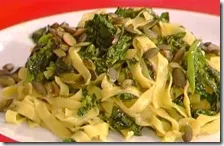 Tagliolini con broccoli e alici