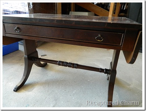 Recaptured Charm Duncan Phyfe Drop Leaf Table