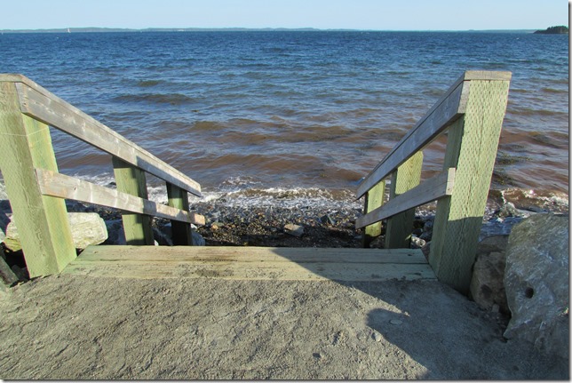 "The Beach" at High Tide in St. Andrews, NB