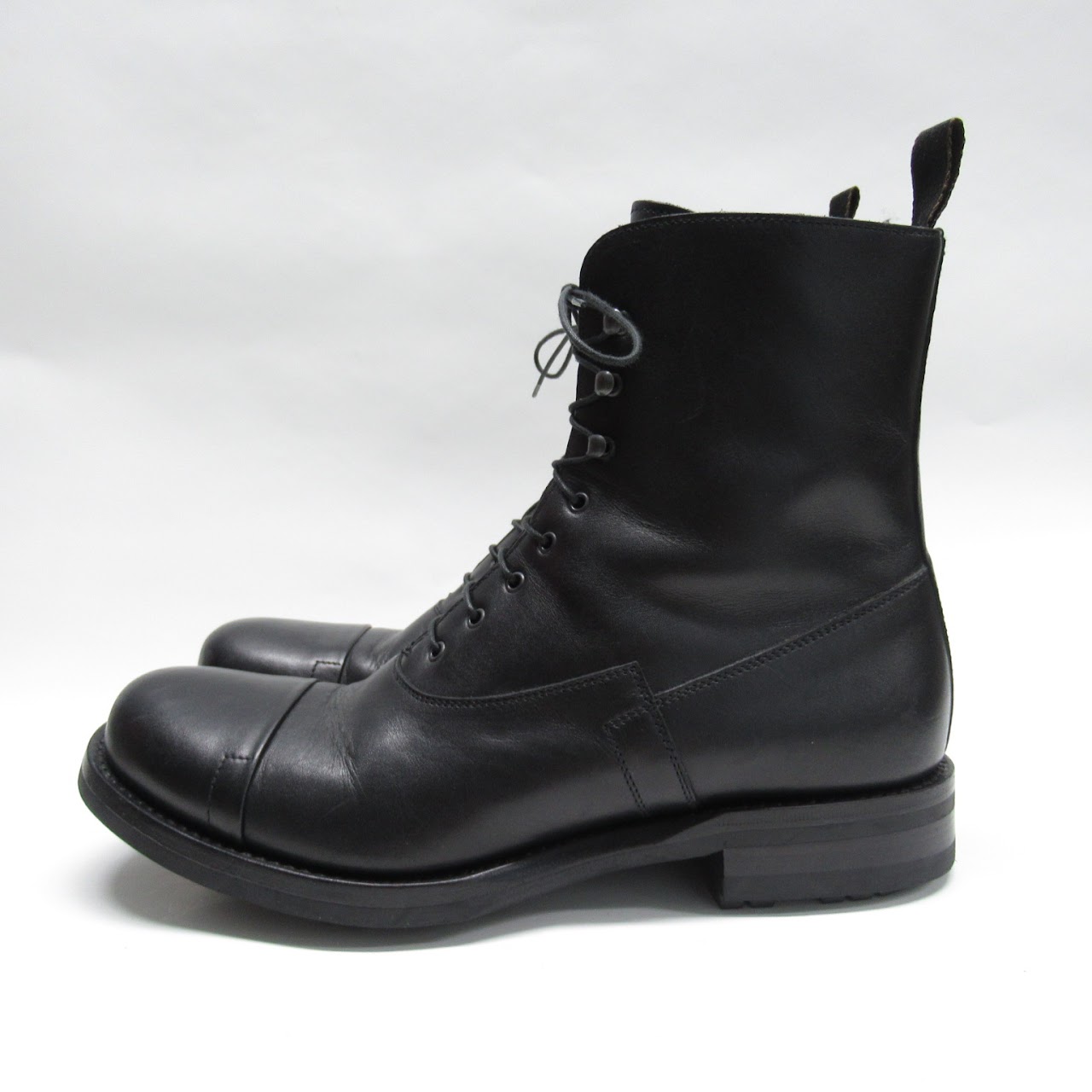 Prada Black Leather Boots